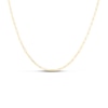 Thumbnail Image 0 of Semi-Solid Paper Clip Chain Necklace 14K Yellow Gold 22" Adjustable 1.5mm
