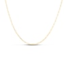 Thumbnail Image 1 of Solid Paper Clip Chain Necklace 14K Yellow Gold 22" Adjustable 1.5mm
