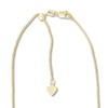 Thumbnail Image 2 of Solid Round Wheat Chain Necklace 14K Yellow Gold 22" Adjustable 1mm