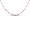 Thumbnail Image 1 of Solid Round Wheat Chain Necklace 14K Rose Gold 22" Adjustable 1mm