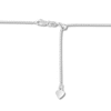 Thumbnail Image 2 of Solid Popcorn Chain Necklace 14K White Gold 22" Adjustable 1.3mm