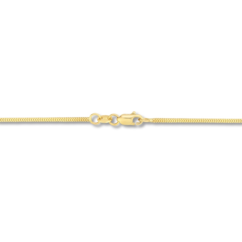 Main Image 2 of Semi-Solid Milano Chain Necklace 14K Yellow Gold 18" 1.1mm