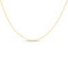 Thumbnail Image 1 of Hollow Gourmette Chain Necklace 14K Yellow Gold 16" 1mm