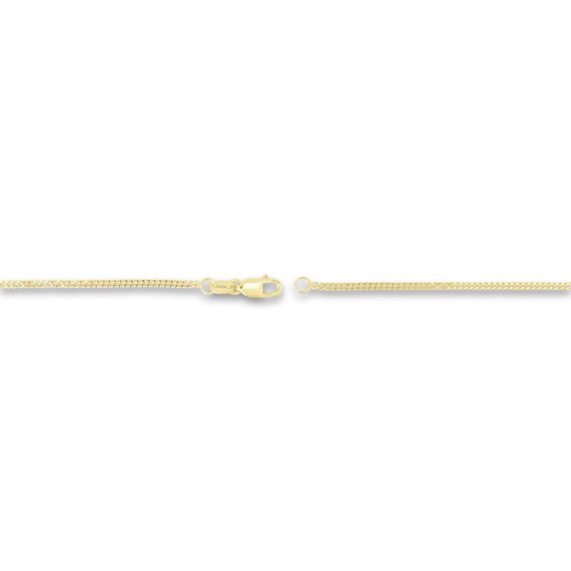 Main Image 2 of Hollow Gourmette Chain Necklace 14K Yellow Gold 18" 1.4mm