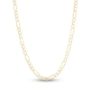 Thumbnail Image 1 of Solid Two-Tone Figaro Chain Necklace 14K Yellow Gold 24" 4.7mm
