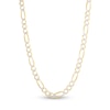 Thumbnail Image 1 of Solid Two-Tone Figaro Chain Necklace 14K Yellow Gold 26" 6.0mm
