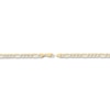 Thumbnail Image 2 of Solid Two-Tone Figaro Chain Necklace 14K Yellow Gold 26" 6.0mm