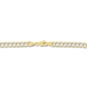 Thumbnail Image 2 of Solid Two-Tone Curb Chain Necklace 14K Yellow Gold 24" 4.7mm