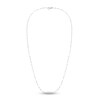 Thumbnail Image 2 of Fancy Solid Mariner Chain Necklace 14K White Gold 16&quot; 1.5mm