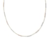 Thumbnail Image 1 of Hollow Diamond-Cut Bead Chain Necklace 14K Tri-Tone Gold 17" 2.1mm
