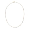 Thumbnail Image 2 of Hollow Diamond-Cut Bead Chain Necklace 14K Tri-Tone Gold 17" 2.1mm