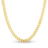 Thumbnail Image 1 of Semi-Solid Miami Cuban Link Necklace 14K Yellow Gold 26" 6.1mm