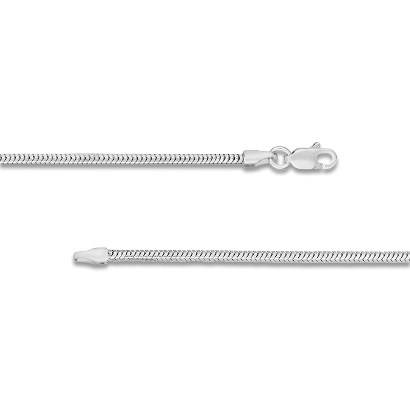 Main Image 3 of Hollow Snake Chain Necklace 14K White Gold 20" 1.9mm