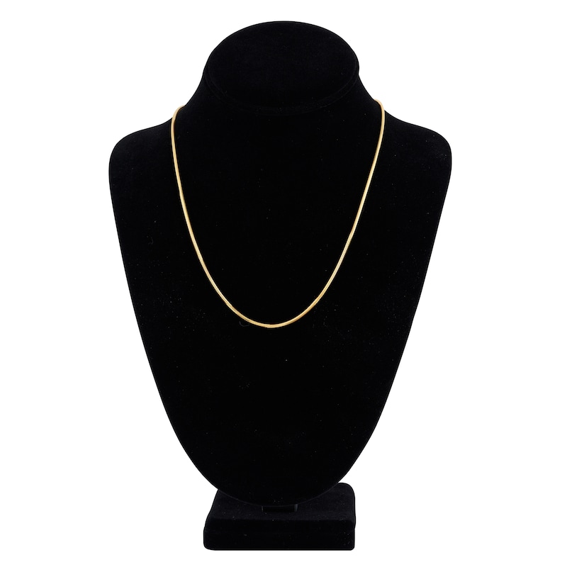 Main Image 4 of Hollow Snake Chain Necklace 14K Yellow Gold 20" 1.9mm