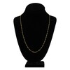 Thumbnail Image 4 of Solid Singapore Chain Necklace 14K Yellow Gold 24" 1.7mm
