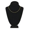 Thumbnail Image 4 of Diamond-Cut Solid Cable Chain Necklace 14K Yellow Gold 18" 2.3mm