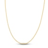 Thumbnail Image 1 of Hollow Square Wheat Chain Necklace 14K Yellow Gold 18&quot; 2.2mm
