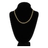 Thumbnail Image 4 of Hollow Square Wheat Chain Necklace 14K Yellow Gold 18&quot; 2.2mm