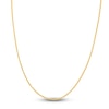 Thumbnail Image 1 of Hollow Square Wheat Chain Necklace 14K Yellow Gold 20" 2.2mm
