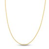 Thumbnail Image 1 of Hollow Square Wheat Chain Necklace 14K Yellow Gold 24&quot; 2.2mm