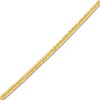 Thumbnail Image 2 of Hollow Square Wheat Chain Necklace 14K Yellow Gold 24&quot; 2.2mm