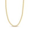 Thumbnail Image 1 of Solid Cuban Link Necklace 14K Yellow Gold 30&quot; 7.3mm