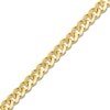Thumbnail Image 2 of Solid Cuban Link Necklace 14K Yellow Gold 30&quot; 7.3mm