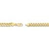Thumbnail Image 3 of Solid Cuban Link Necklace 14K Yellow Gold 30&quot; 7.3mm