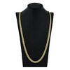 Thumbnail Image 4 of Solid Cuban Link Necklace 14K Yellow Gold 30&quot; 7.3mm