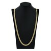 Thumbnail Image 3 of Solid Cuban Link Necklace 14K Yellow Gold 30" 7.3mm