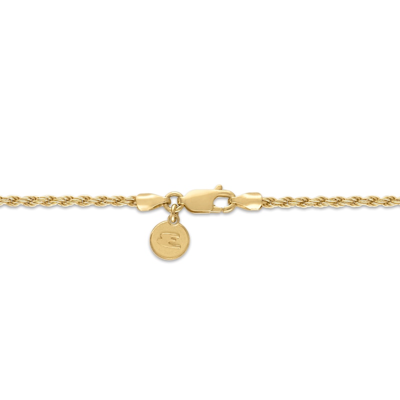 Main Image 2 of 1933 by Esquire Men's Saint Christopher Diamond Pendant 1/3 ct tw Round 14K Yellow Gold-Plated Sterling Silver 22"