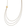 Thumbnail Image 1 of Solid 3-Layer Rope Chain Necklace 14K Yellow Gold 16"