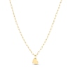 Thumbnail Image 1 of Heart Paperclip Necklace 14K Yellow Gold 18"