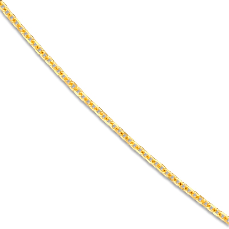 Main Image 2 of Diamond-Cut Cable Chain Necklace 18K Yellow Gold 20" 1.05mm