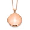 Thumbnail Image 0 of Round Locket Necklace 14K Rose Gold 18"