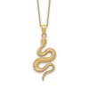 Thumbnail Image 1 of Solid Snake Necklace 14K Yellow Gold 18"