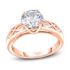 Thumbnail Image 0 of Diamond Solitaire Infinity Engagement Ring 1/2 ct tw Round 14K Rose Gold (I2/I)