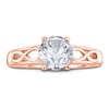 Thumbnail Image 3 of Diamond Solitaire Infinity Engagement Ring 1/2 ct tw Round 14K Rose Gold (I2/I)