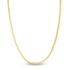 Thumbnail Image 1 of Flat Bombe Solid Franco Chain Necklace 14K Yellow Gold 22" 4mm