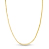 Thumbnail Image 0 of Flat Bombe Solid Franco Chain Necklace 14K Yellow Gold 24" 4mm