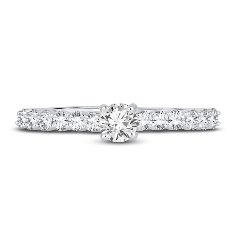 Diamond Engagement Ring 1 1/5 ct tw Round 14K White Gold