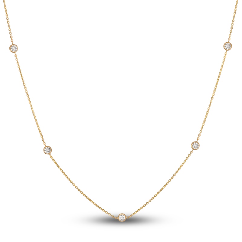 Subway Series Necklace - Lower East Side to Upper West Side 14K Yellow Gold