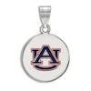 Thumbnail Image 1 of Auburn University Enamel Charm Sterling Silver