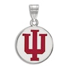 Indiana University Enamel Charm Sterling Silver
