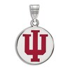 Indiana University Enamel Charm Sterling Silver