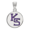 Thumbnail Image 0 of Kansas State University Enamel Charm Sterling Silver