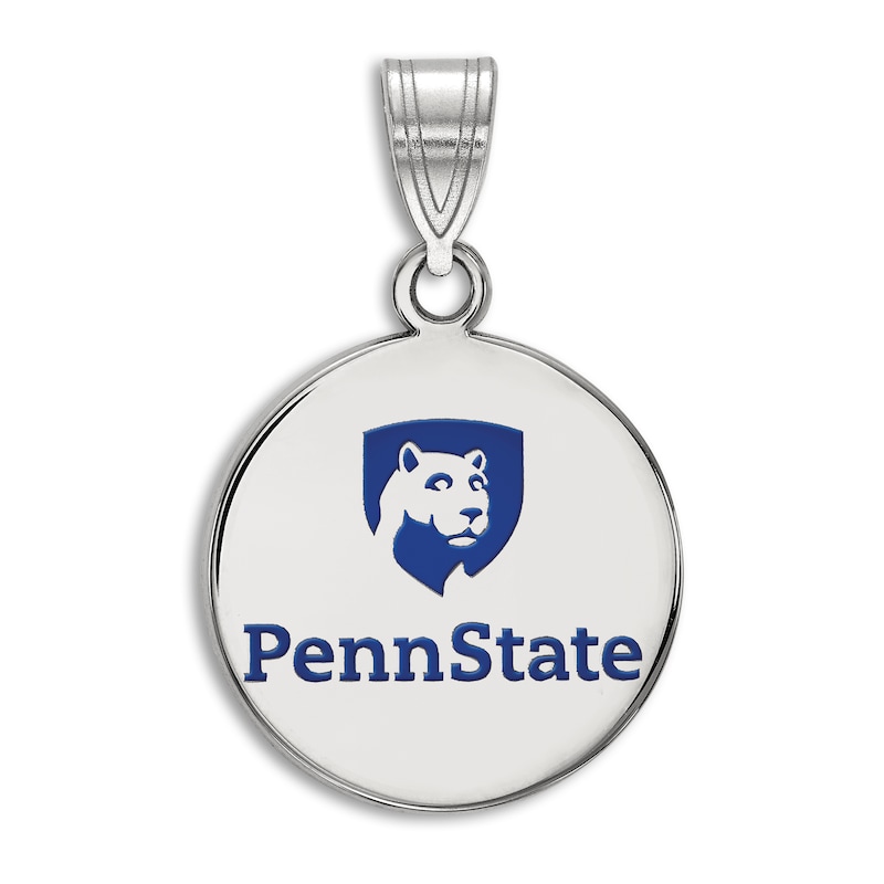 Penn State University Enamel Charm Sterling Silver