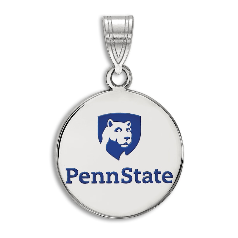 Main Image 1 of Penn State University Enamel Charm Sterling Silver