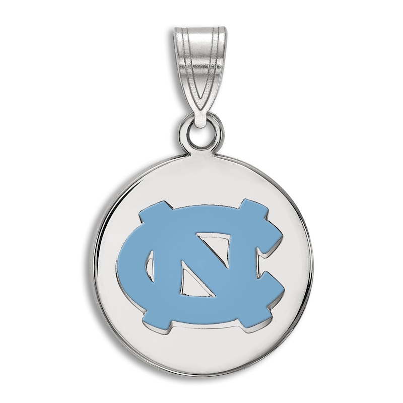 Main Image 1 of University of North Carolina Enamel Charm Sterling Silver