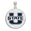 Thumbnail Image 1 of Utah State University Enamel Charm Sterling Silver